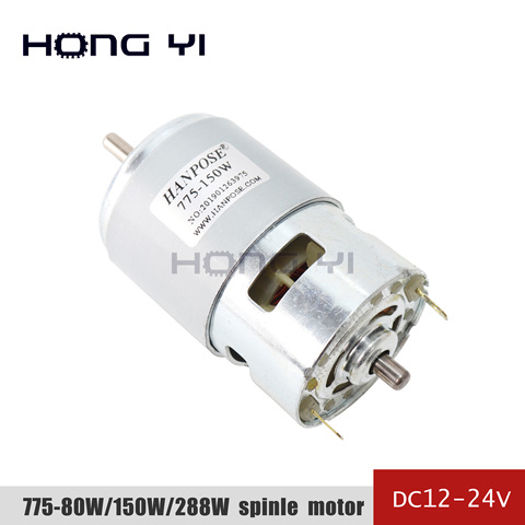 775 Motor 80W 150w Motor Spindle motor DC motor rs 775 lawn mower motor with two ball bearing Rated ► Photo 1/6