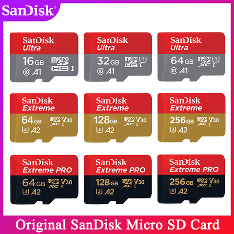 Andisk Ultra Micro SD Card U3 V30 TF Card Extreme 16GB 32GB 64GB