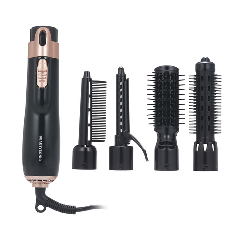 4 in 1 Hair Dryer Brush Electric Hot Air Comb Multifunction Hair Straightener Curler Negative Ion Hot Air Comb Hair Styler Tools ► Photo 1/6