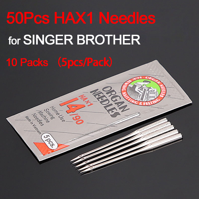 5pcs Super Stretch Organ Sewing Needles for Domestic Home Sewing Machine Knitted 