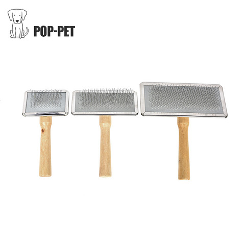 Dogs Hair Remover Brush Pet Cat Grooming Brush Wood Puppy Big Dog Combs Pet Flea Comb Quality Dog Shedding Comb Cat Supplies ► Photo 1/5