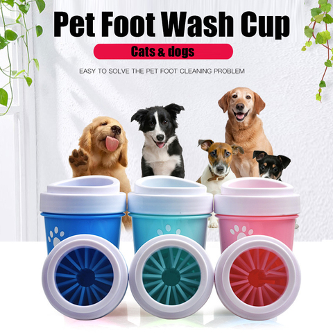  Dog Cat Paw Cleaner Cup Pet Foot Washer Cup Soft Silicone Combs  Portable Paw Clean Brush Quickly Wash Dirty Cat Foot Cleaning Bucket  Portable Pet Foot Dirty Combs Washer : Pet