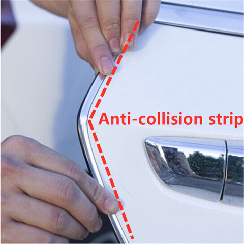 5M Car Styling Mouldings Door Edge Protection Adhesive Scratch Crash-proof Strip for Ford Infiniti Toyota Jaguar Honda Etc Model ► Photo 1/6