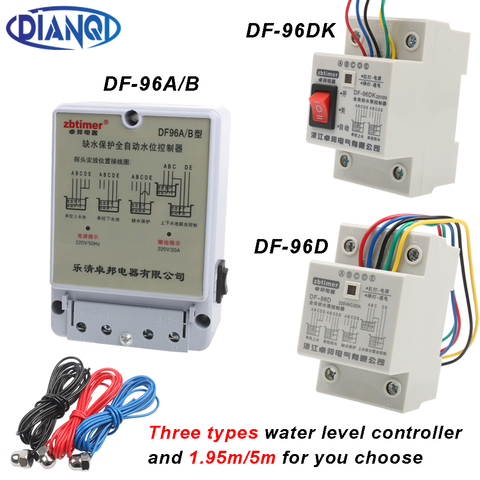DF-96A DF-96D DF-96DK automatic water level controller Pump Controller Cistern Cistern Automatic Liquid Switch with 3 probes ► Photo 1/6