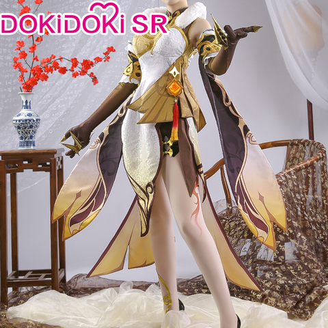 PRE-SALE DokiDoki-SR Game Genshin Impact Cosplay Ningguang Costume Ning Guang Cosplay Ning Guang ► Photo 1/5