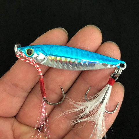 Shore Cast Fishing Lure Slow Shaking Jigbait 7g/10g/15g/20g/25g/30g/40g/60g Jig Artificial Metal Lure Bait 1 Piece Sale ► Photo 1/6