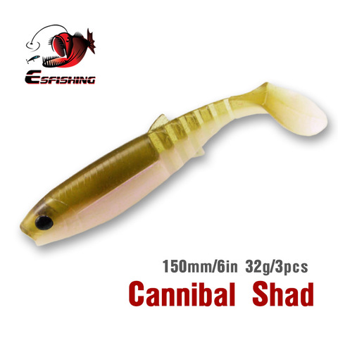 KESFISHING Fishing Lures 2022 Soft Bait Cannibal 150mm 32g Soft Lure Large Fish New Soft Lure Carp Fishing Accessories Popper ► Photo 1/6