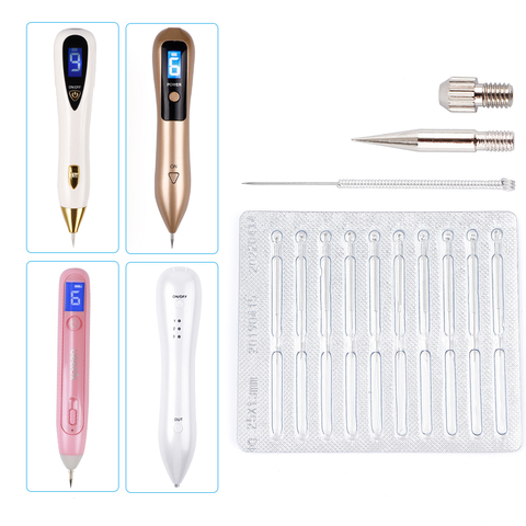 Spot Removal Pen Needles Set Remove Spot Pen 3 Type Accessories Needle Use For Remove Tattoo Spot Fat Granule Mole Wart Freckle ► Photo 1/6