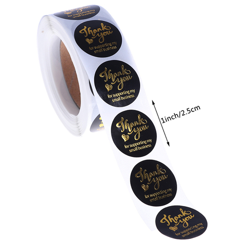 Thank You Stickers For Seal Labels Gift Packaging Stickers Birthday Party Offer Stationery Sticker ► Photo 1/6