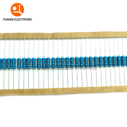 20pcs 1W Metal film resistor 1% 0.1R ~ 2.2M 10R 22R 47R 100R 330R 1K 4.7K 10K 22K 47K 100K 330K 470K 1 2 10 22 47 100 330 1M ohm ► Photo 1/3