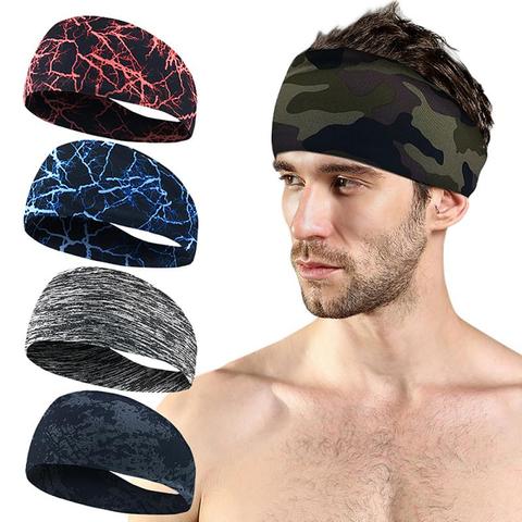 Yoga Sport Sweat Headband Absorbent Cycling yoga equipment Men Sweatband For Men and Women Hair Bands Head Sweat Bands Sports 8 ► Photo 1/6