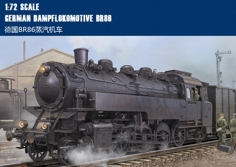 Hobby Boss model 82914 1/72 German Dampflokomotive BR86 plastic model kit hobbyboss trumpeter ► Photo 1/1