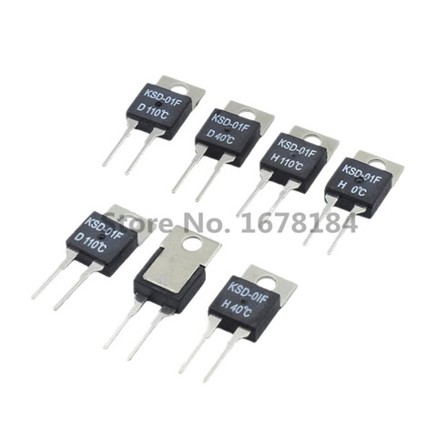 Free shipping 10PCS JUC-31F/KSD-01F H temperature protection switch temperature switch 40 degrees -135 degrees normally open ► Photo 1/2