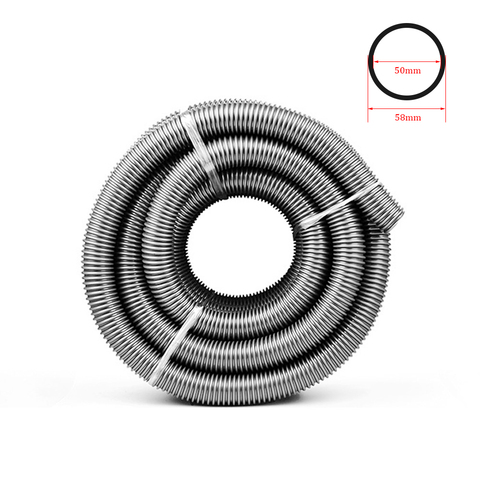 Vacuum Cleaner Thread Hose Inner 50mm Outer 58mm Bellows Straws Soft Pipe Factory Replacement Vacuum Tube Part Accessories ► Photo 1/5