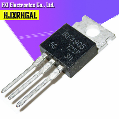 10pcs IRF4905PBF IRF4905 TO-220 TO220 IRF4905P MOSFET New original ► Photo 1/2