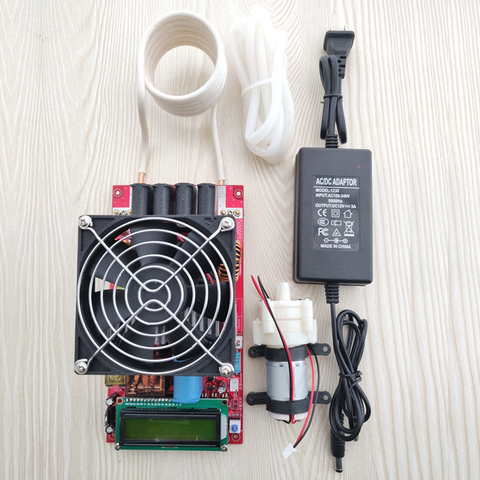 2000W ZVS High Frequency Induction Heater Module Flyback Driver Heater Good Heat Dissipation + Coil +pump +power Adapter ► Photo 1/4