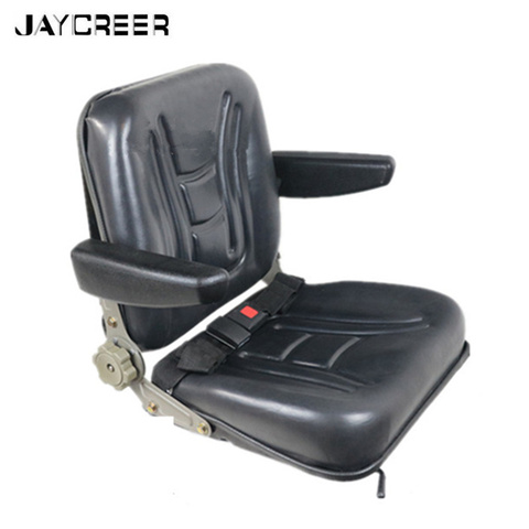 JayCreer Universal Folding Bucket Seat With Safety Belts Install Hole 255X275mm Or Custom Made DImensions For Tractor ,Truck,Car ► Photo 1/6