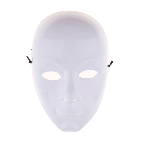 DIY Unpainted Mask White Blank Face Mask Masquerade Costume Masks ► Photo 1/6