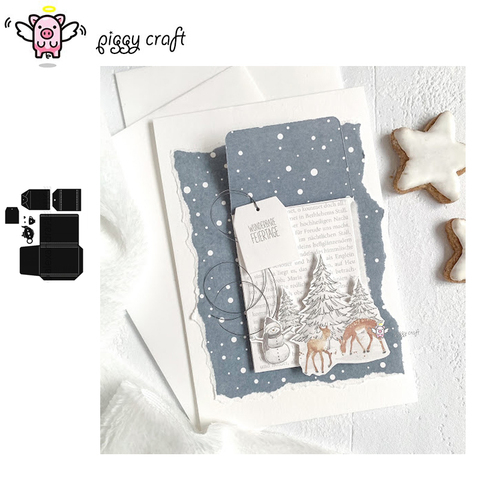 Piggy Craft metal cutting dies cut die mold Envelope card package cup pot Scrapbook paper craft knife mould blade punch stencils ► Photo 1/6