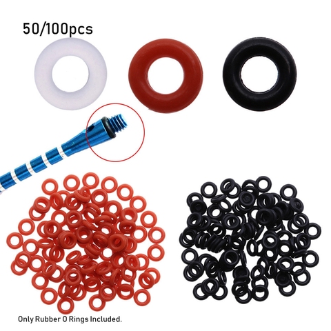 50/100 Pcs/Set Rubber O Ring Gasket Grip Hunting Washer Grommets Stems/Flights Darts Arrow Tips Broadhead Replace Accessories ► Photo 1/6