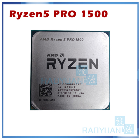 AMD Ryzen 5 PRO 1500 R5 1500 R5 PRO 1500 3.5 GHz Quad-Core CPU Processor YD150BBBM4GAE Socket AM4 ► Photo 1/1