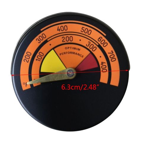 Magnetic Stove Thermometer Oven Temperature Meter for Log Wood Burner Fireplace Fan Gas Stoves Tools ► Photo 1/5