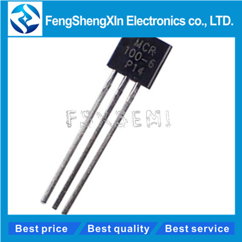 50pcs/lot MCR100-6 100-6 TO-92 0.8A/400V One-way SCR triode ► Photo 1/1