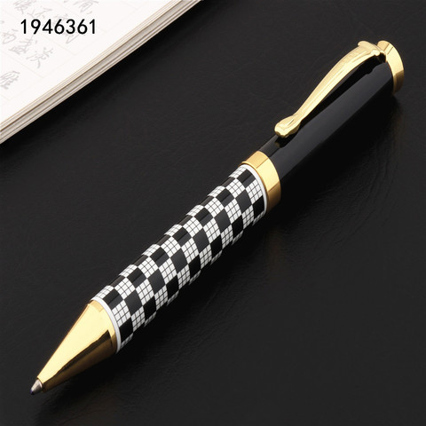 Luxury quality 500 White and black Business office Ballpoint Pen New  student School Stationery Supplies pens for writing ► Photo 1/5