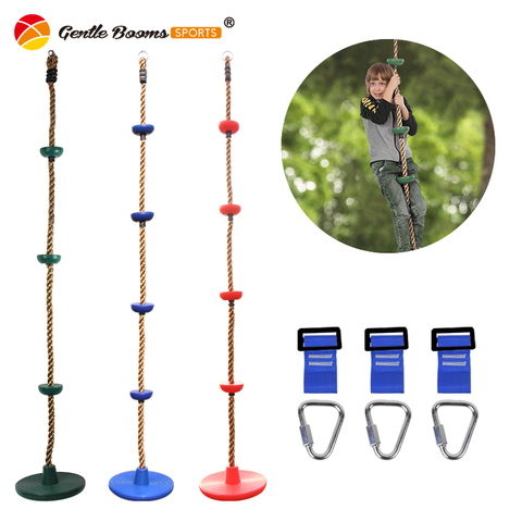Outdoor Kids Fitness Climbing Rope Platforms and Disc Swing Seat Outdoor Suspension Swing Set Garden Toy Playground Accessories ► Photo 1/6