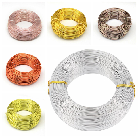 0.6/0.8/1/1.2/1.5/2/2.5/3/3.5/4/5mm Aluminum Wire Jewelry Findings for Jewelry Making DIY Bracelet Necklace ► Photo 1/6