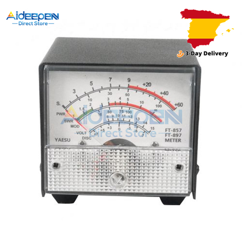 External S Meter /SWR / Power Meter Receive Display Standing Wave Meter FT-857 FT-897 857 897 Black/White ► Photo 1/5