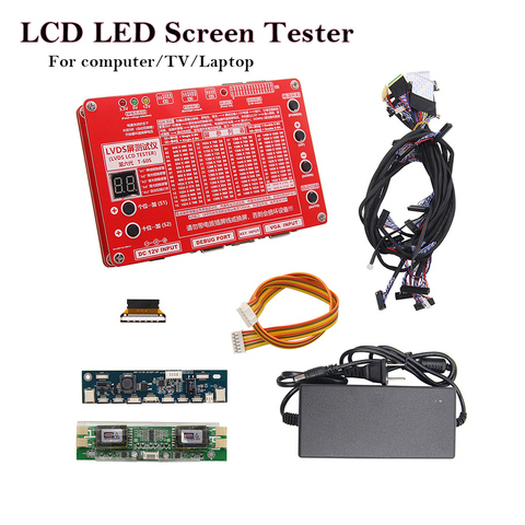 New LVDS Panel Test Tool Laptop LED/LCD Test Tool Kit Panel Screen Tester Lvds Cables Inverter for TV/Computer/Laptop Repair ► Photo 1/6