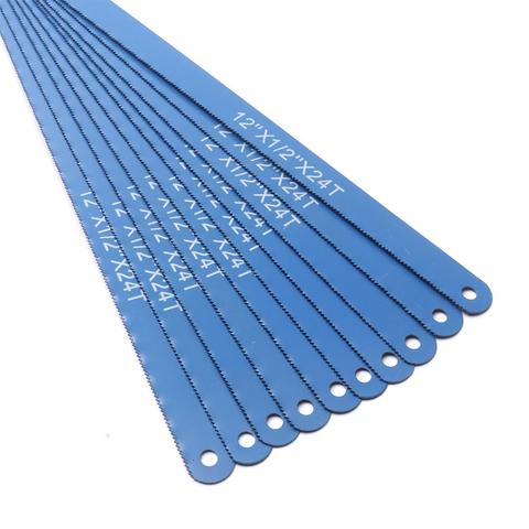 10PCS Dark Blue High Carbon Steel Hacksaw Blades 300mm Long Metalworking Blades for Cutting Metal Tool Accessories ► Photo 1/6