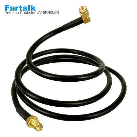 Tactical Antenna SMA Female to Male Coaxial Extend Cable for BaoFeng UV-5R PLUS UV-82 GT-3TP GT-5TP UV-9R Plus Walkie Talkie ► Photo 1/6