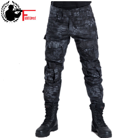 Man Pants Tactical Military Style Camouflage Hunt Pant for Man Army Urban Ripstop Train Python Overalls Cargo Pants Male Fashion ► Photo 1/3