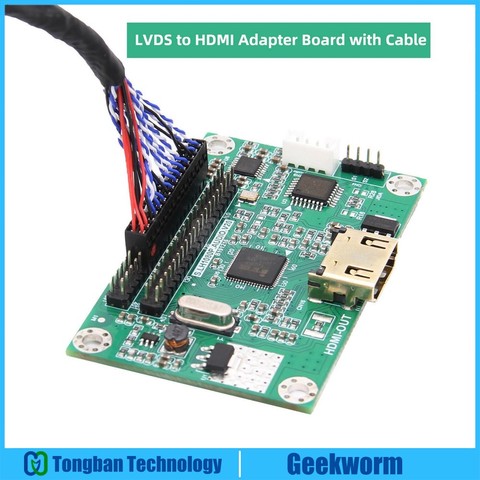 LVDS To HDMI Adapter Board Converter Compatible with 1080P 720P Resolution ► Photo 1/6