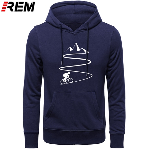 Mountain Bike Heartbeat Biker Plus Size Custom long Sleeve Men's Bicycle Cycling  Fashion Family Cotton Hoodies, Sweatshirts ► Photo 1/6