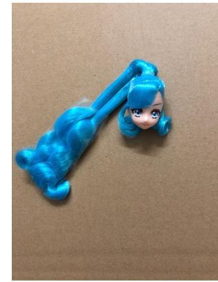 Rare Limited Edition Licca Doll Head Blue HairToy Cartoon Doll Girls DIY Dressing Hair Toys Collection Cute Doll Head ► Photo 1/1