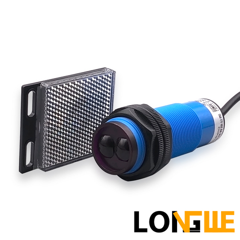 M30 4m Retro-reflective Detecting Optical Photo electric Proximity Sensor Switch LONGWE ► Photo 1/6