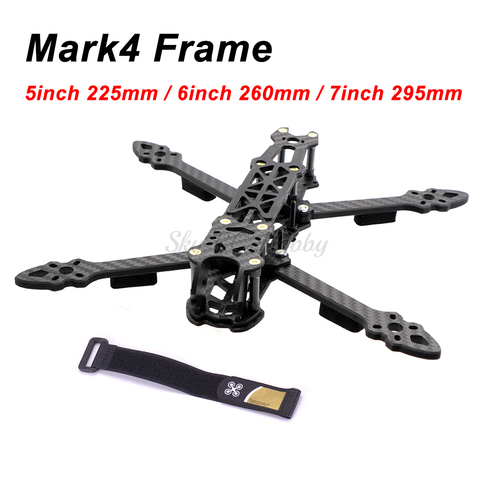 Mark4 Mark 5inch 225mm / 6inch 260mm / 7inch 295mm with 5mm Arm Quadcopter Frame 5