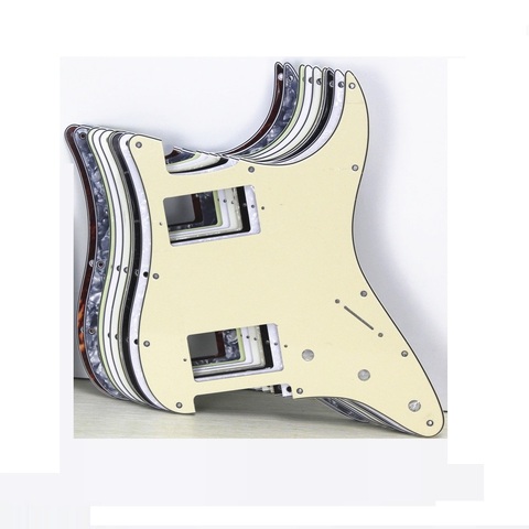 FLEOR Electric Guitar Pickguard HH 11 Holes Scratch Plate w/ Screws for American Standard FD Strat Style Guitar Accessories ► Photo 1/6