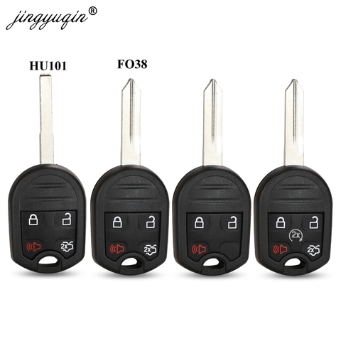 jingyuqin 3/4/5 BTN Remote Car Key Shell Fob Case For Ford Edge Explorer Ranger Expedition Mustang Escape Taurus Mazda Tribute ► Photo 1/5