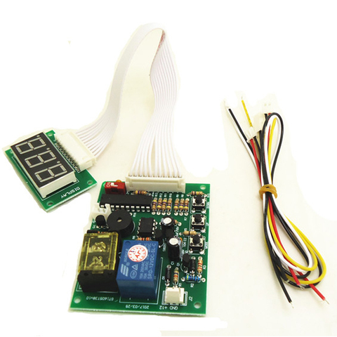 JY-17B 3-digits timer board coin operated Timer Control Board power Supply for coin acceptor selector device washing machines ► Photo 1/6