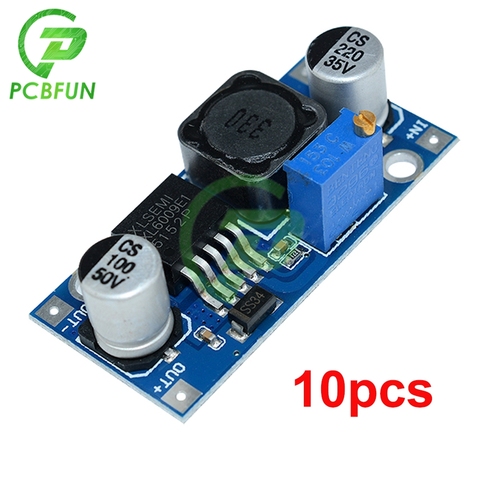 10PCS DSN6009 DC-DC Boost Converter Step Up Module LM2596 Power Supply Adjustable Module 12V 24V to 5V-35V LM2577 3A XL6009E1 ► Photo 1/6