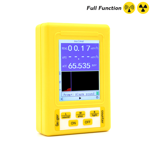 BR-9 Series Electromagnetic Radiation Nuclear Detector EMF Handheld Digital Display Geiger Counter Full-functional Type Tester ► Photo 1/6