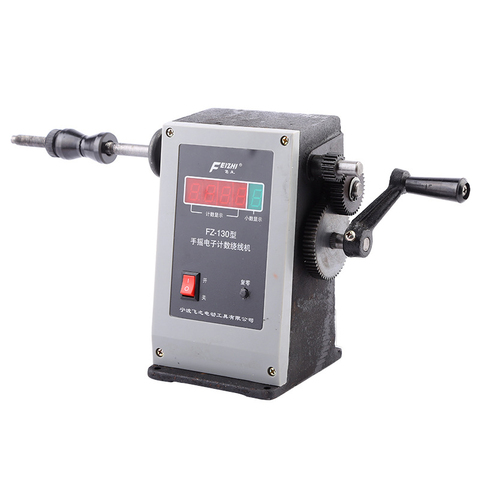 Manual Coil Winding Machine Coil Toroidal Motor Hand Crank Electronic Counting Tools 220V Cast Iron Coil Line Stranding ► Photo 1/6
