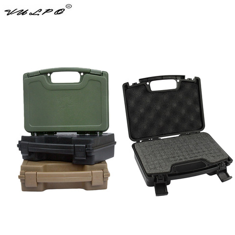 VULPO ABS Pistol Case Tactical Hard Pistol Storage Case Gun Case Padded Carry Boxs For Hunting Airsoft ► Photo 1/6