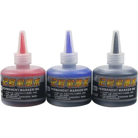 1 Bottle 50ml Refill Ink for Refilling Inks Marker Pen Black Red Blue 3 Colors School Office Supplies ► Photo 1/6