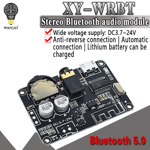 Compatible 4.0 Bluetooth Audio Receiver board Bluetooth 5.0 MP3 lossless decoder board Wireless Stereo Music Module XY-WRBT ► Photo 1/6