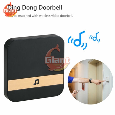 US EU AU Plug Doorbell Receiver Wireless Ding Dong Doorbell Smart Dingdong Machine Door Ring Use with Wireless Video Doorbell ► Photo 1/6